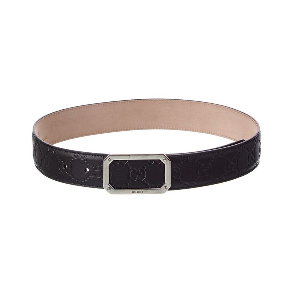 Gucci Gg Leather Belt